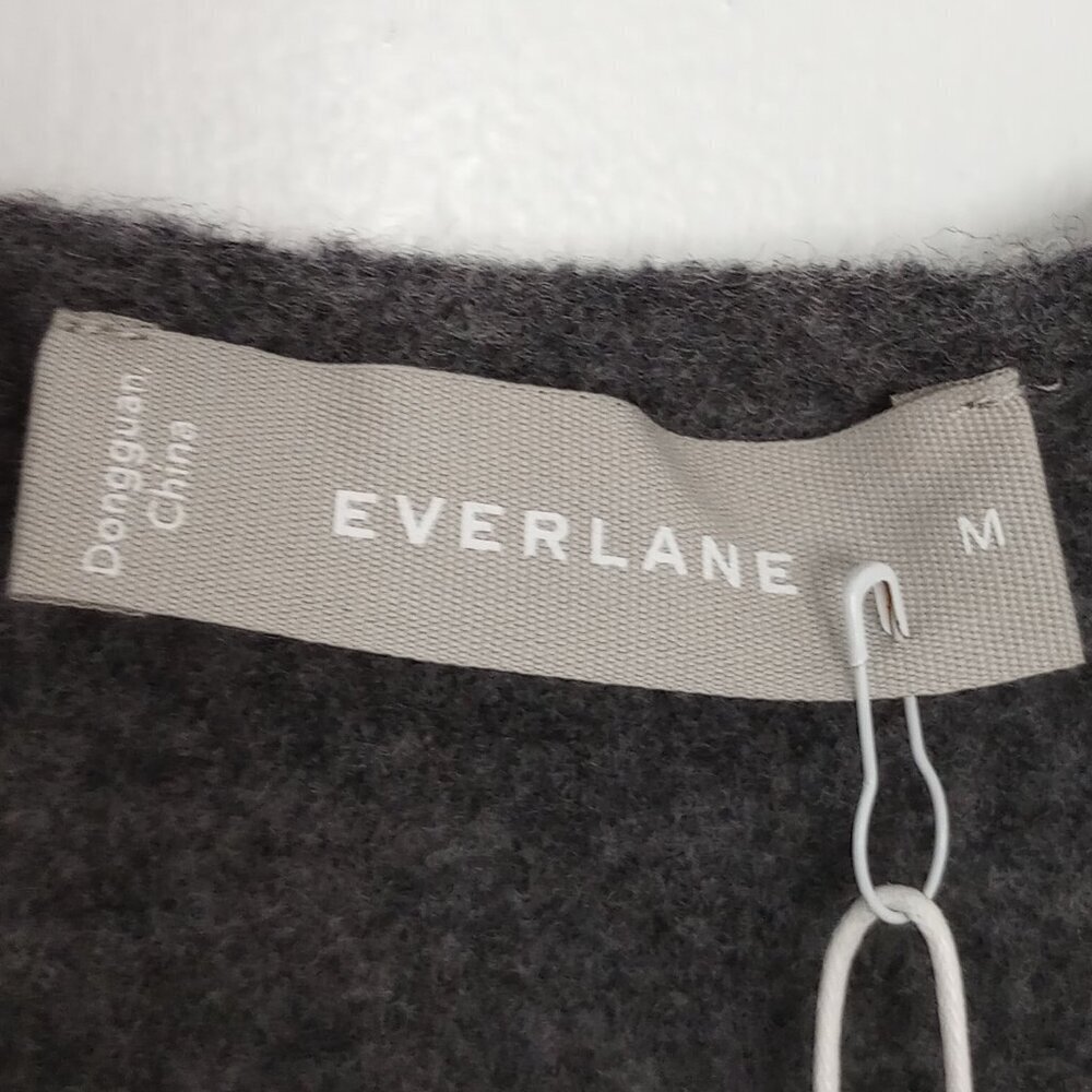 Everlane Grey Cozy Stretch Wool Blend Crop Tank Top - Picture 2 of 6